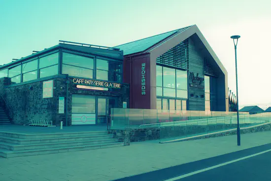 A photograph of the restaurant formerly known as Mickey's on Exmouth seafront.